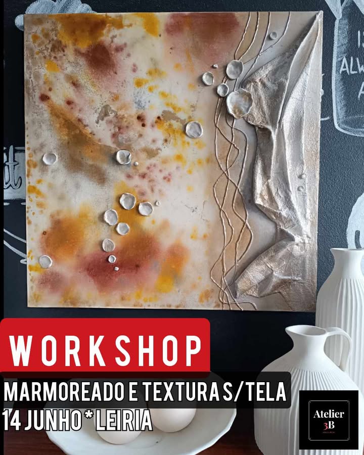workshop atelier 3b pintura marmoreado - Atelier 3B